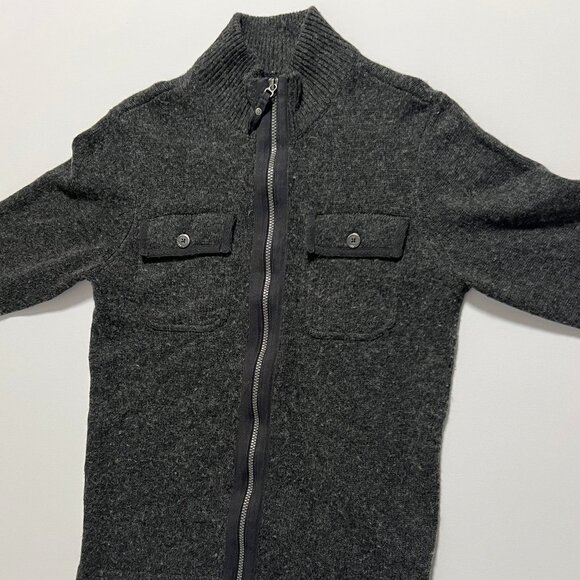 Royal Robbins Gray Full Zip Wool Blend Jacket Men's size Medium Outdoor Casual - Picture 1 of 7